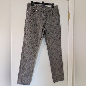 H&M Checkered Slim Pants